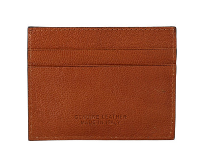 Billionaire Italian Couture Elegant Men's Leather Wallet in Brown Billionaire Italian Couture