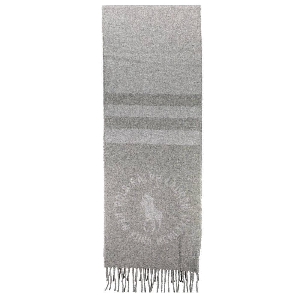 Ralph Lauren Gray Nylon Scarf Ralph Lauren