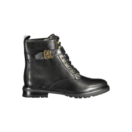 Ralph Lauren Black Polyester Boot Ralph Lauren