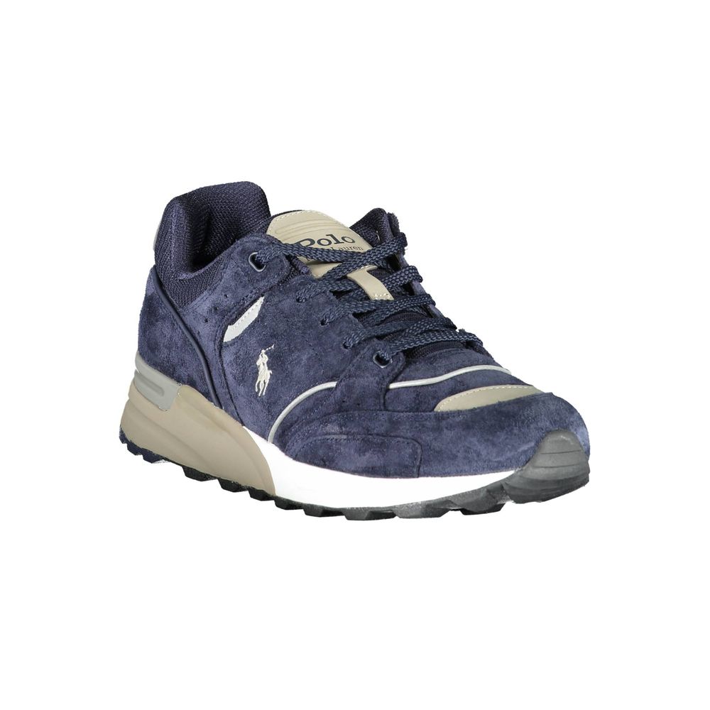 Ralph Lauren Blue Polyester Sneaker Ralph Lauren