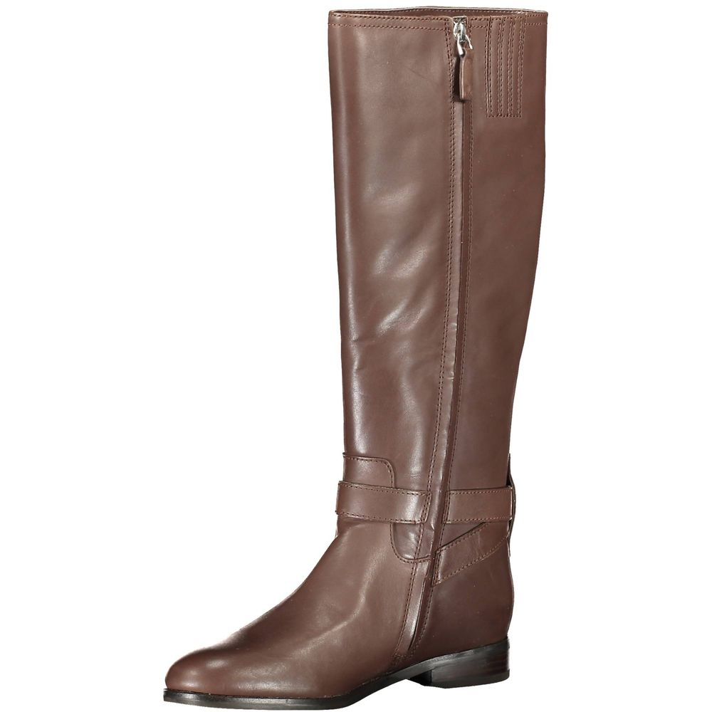 Ralph Lauren Brown Leather Boot Ralph Lauren