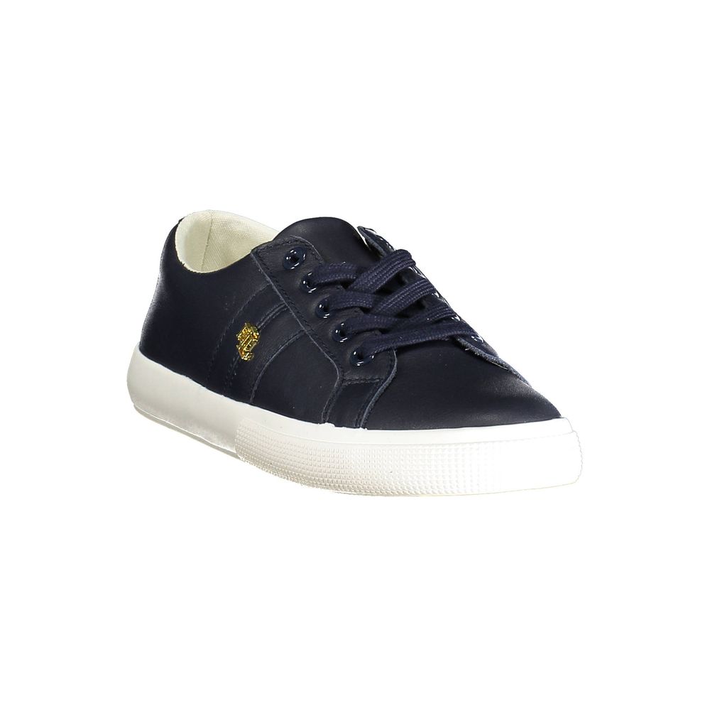 Ralph Lauren Blue Polyester Sneaker Ralph Lauren