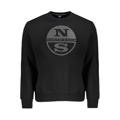 North Sails Black Cotton Sweater North Sails