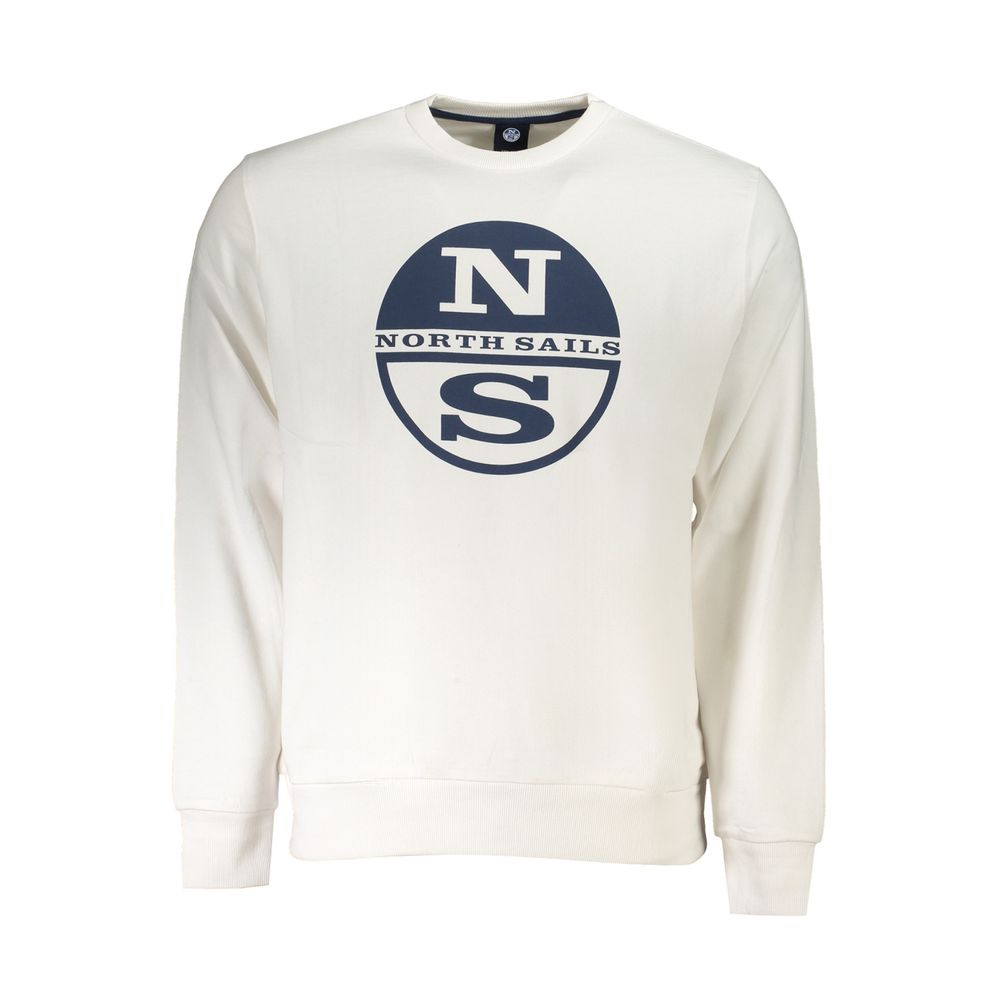 North Sails White Cotton Sweater North Sails