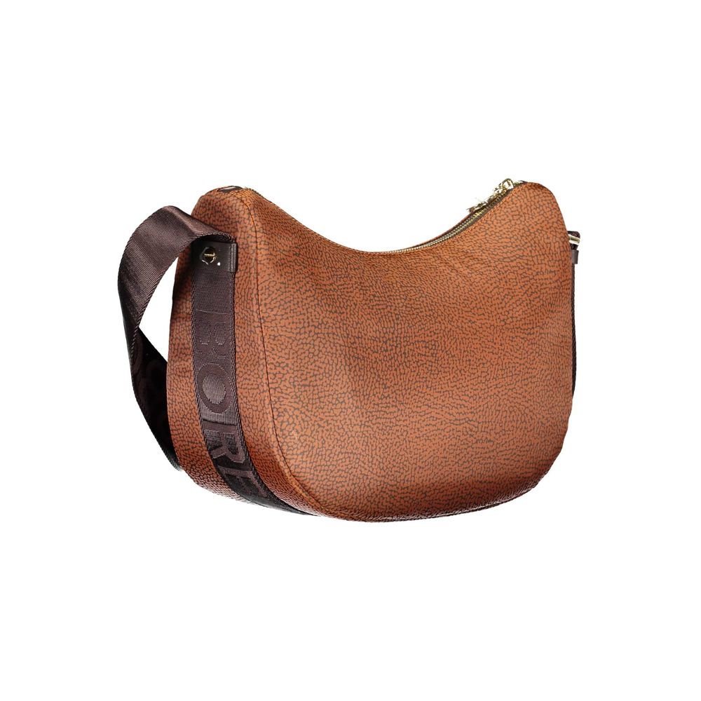 Borbonese Brown Polyester Handbag Borbonese