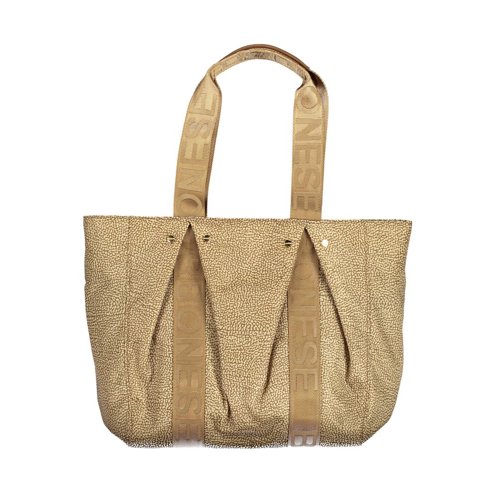 Borbonese Beige Polyester Handbag