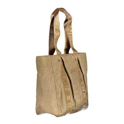 Borbonese Beige Polyester Handbag Borbonese