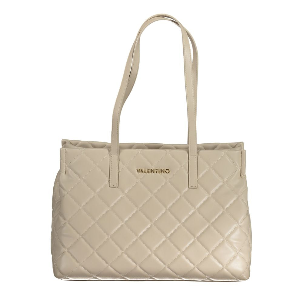 Valentino Bags Beige Polyethylene Handbag