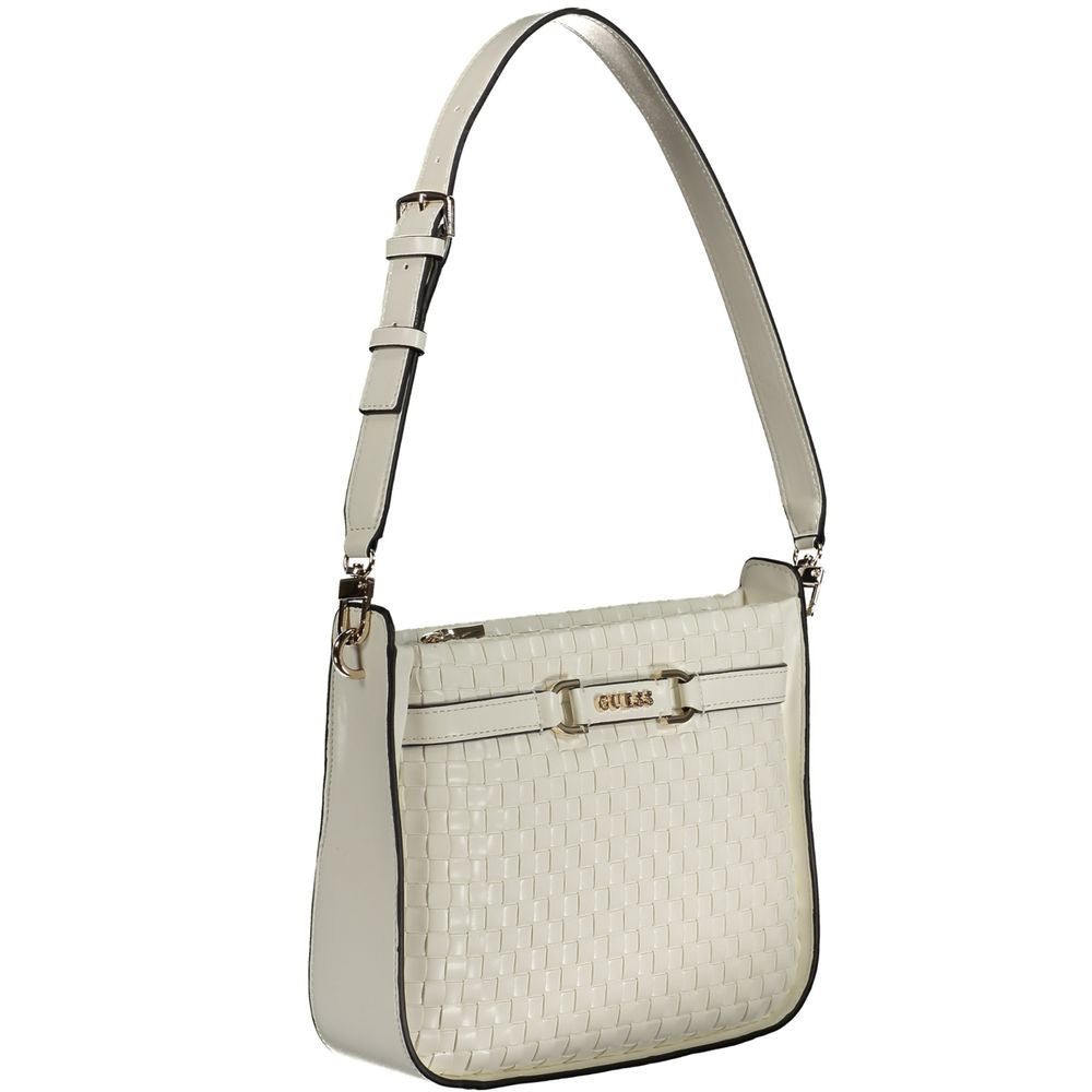 Guess Jeans White Polyethylene Handbag Guess Jeans