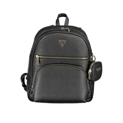 Guess Jeans Black Polyethylene Backpack