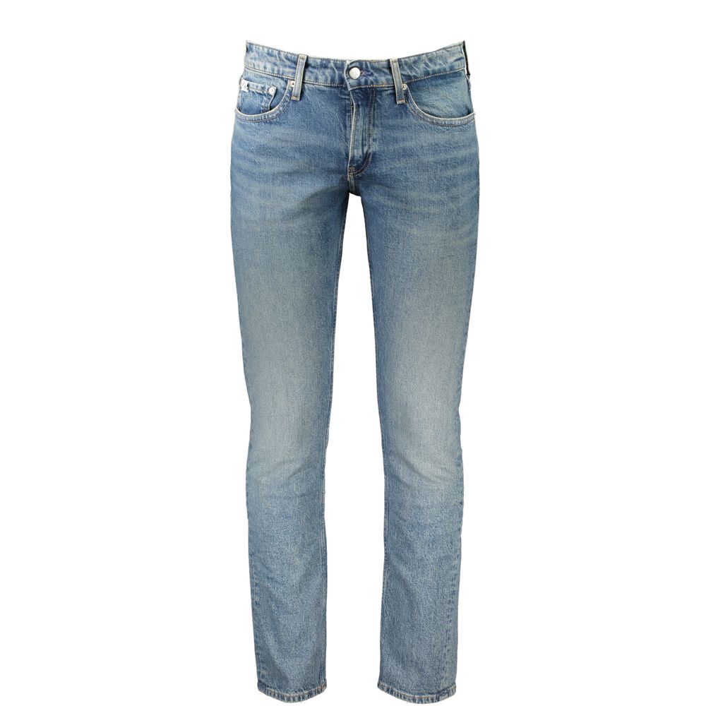 Calvin Klein Blue Cotton Jeans & Pant