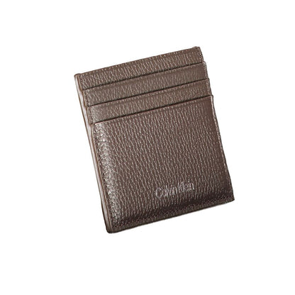 Calvin Klein Brown Leather Wallet