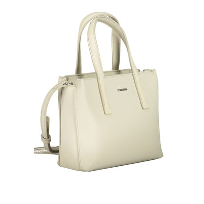 Calvin Klein Beige Polyester Handbag