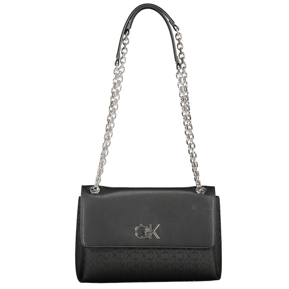 Calvin Klein Black Polyester Handbag