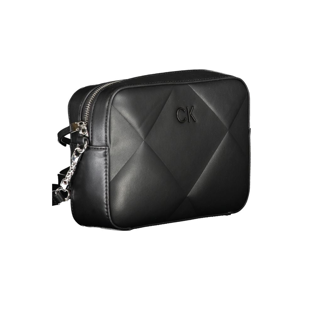 Calvin Klein Black Cotton Handbag