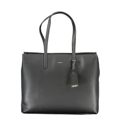 Calvin Klein Black Polyester Handbag