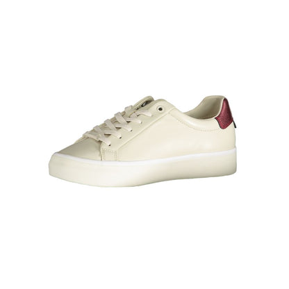 Calvin Klein Beige Polyester Sneaker