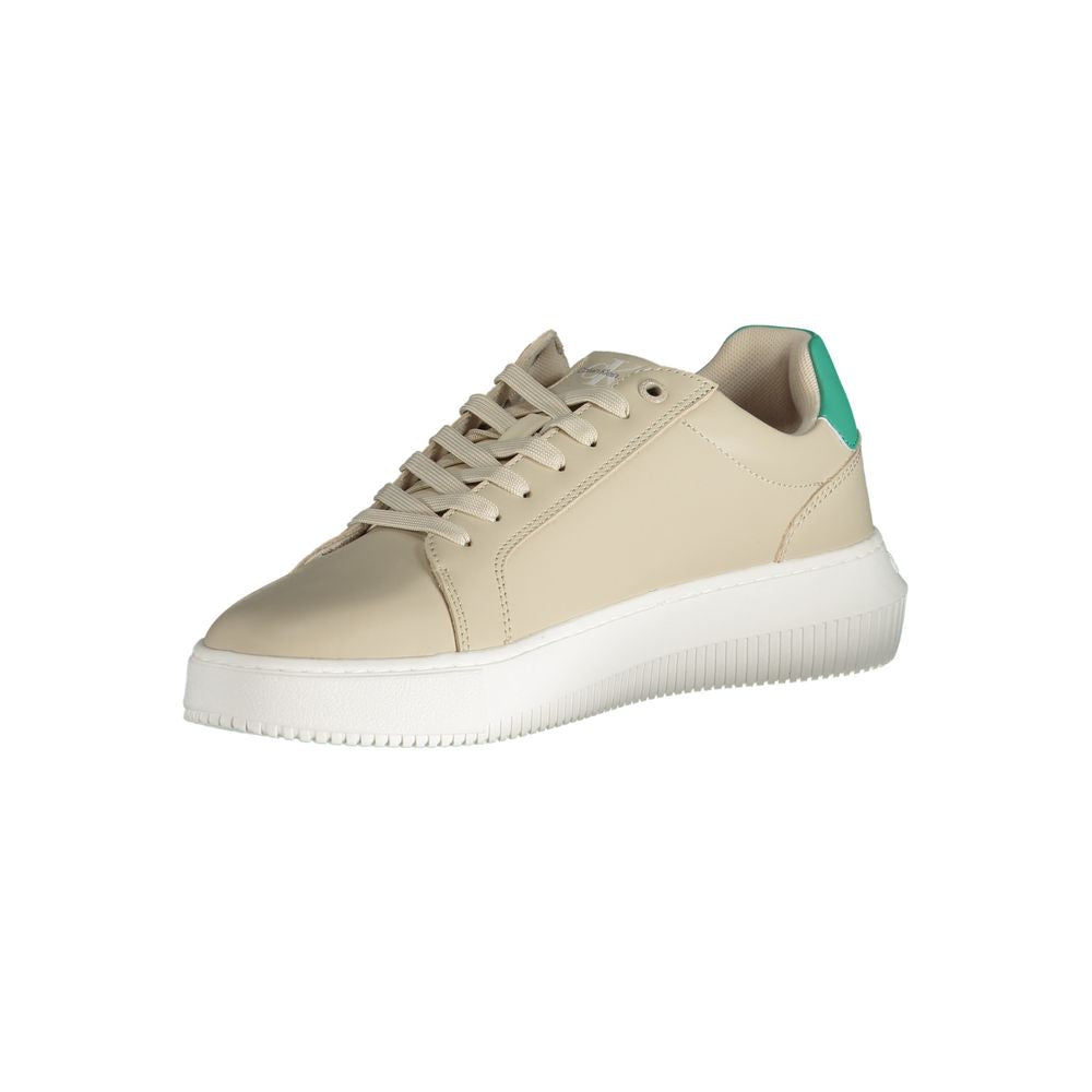 Calvin Klein Beige Polyester Sneaker