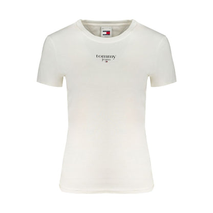 Tommy Hilfiger White Cotton Tops & T-Shirt