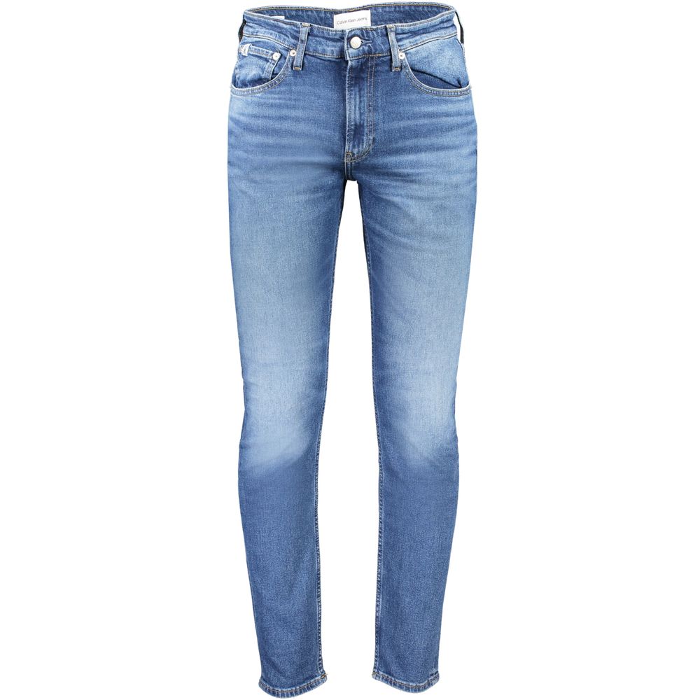 Calvin Klein Blue Cotton Jeans & Pant