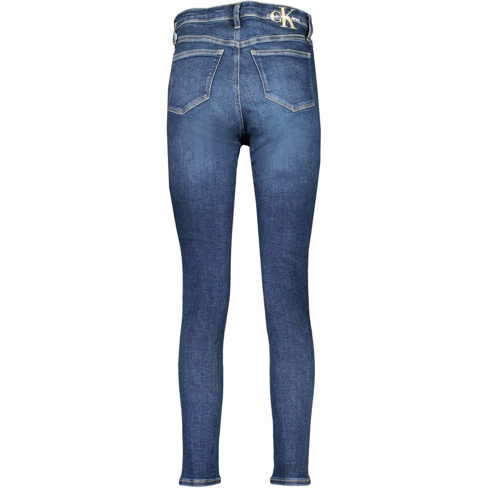 Calvin Klein Blue Cotton Jeans & Pant