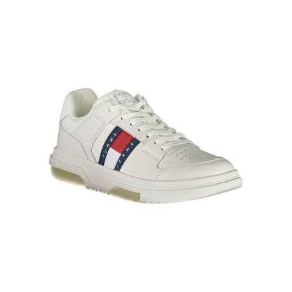 Tommy Hilfiger White Polyethylene Men Sneaker