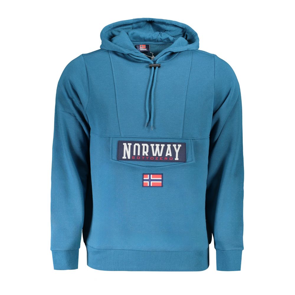 Norway 1963 Blue Cotton Men Sweater