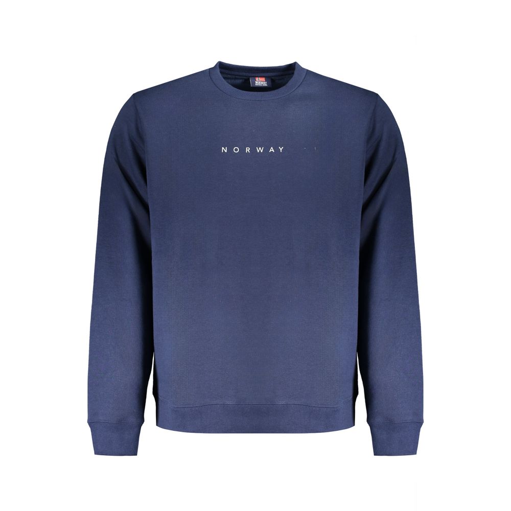 Norway 1963 Blue Cotton Men Sweater