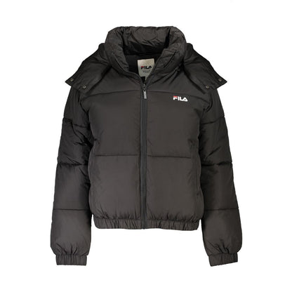 Fila Black Polyester Women Jacket