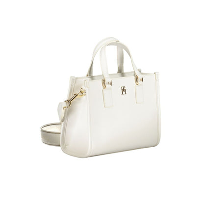 Tommy Hilfiger White Polyethylene Handbag