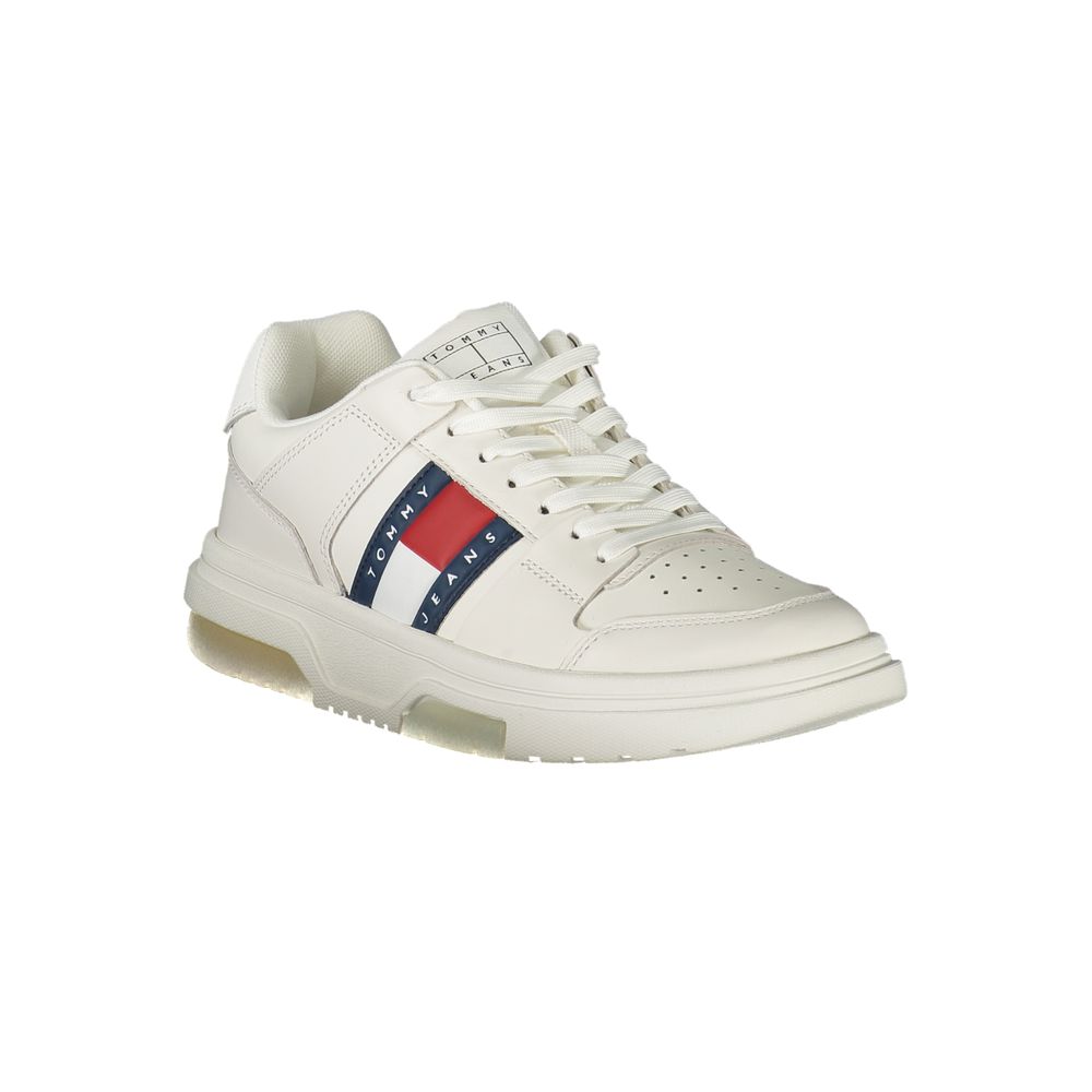 Tommy Hilfiger White Leather Women Sneaker