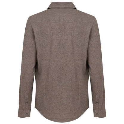 Gran Sasso Beige Cotton Shirt