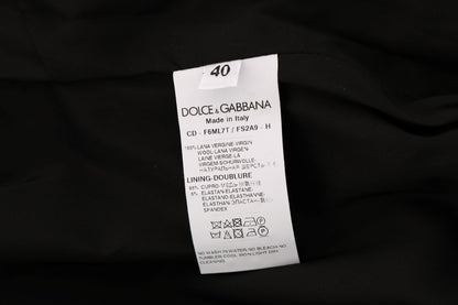 Dolce & Gabbana Chic Polka Dotted Wool Dress Dolce & Gabbana