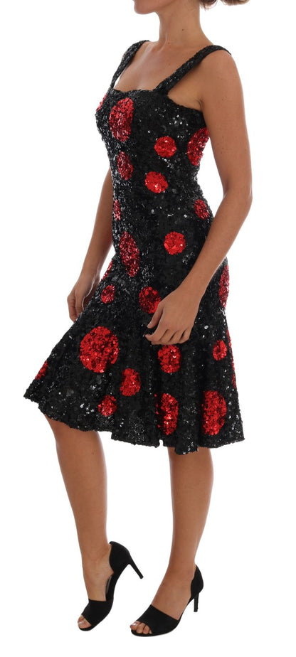 Dolce & Gabbana Elegant Polka Dotted Shift Dress Dolce & Gabbana