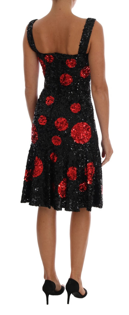 Dolce & Gabbana Elegant Polka Dotted Shift Dress Dolce & Gabbana