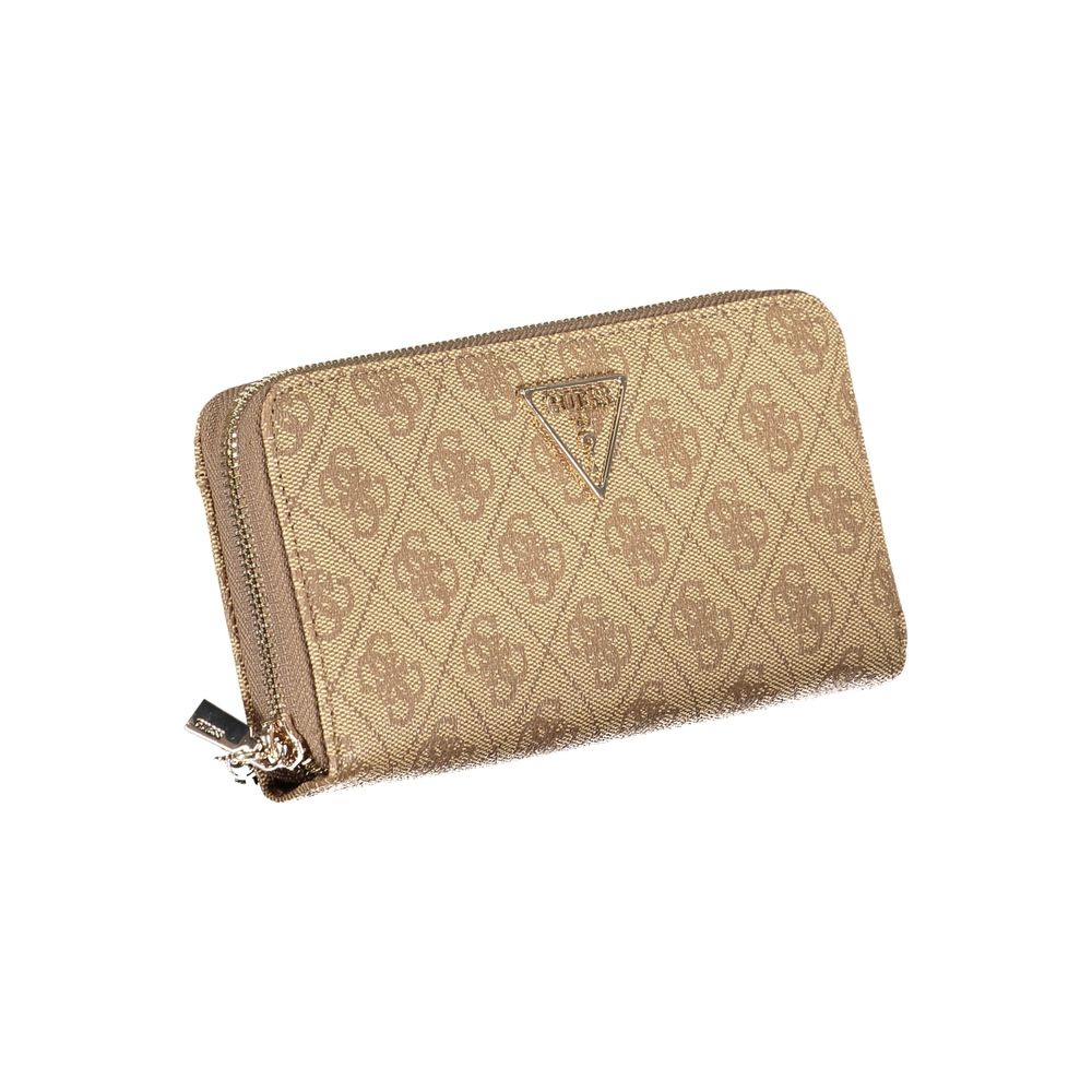 Guess Jeans Beige Polyethylene Wallet