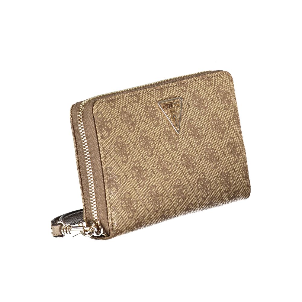 Guess Jeans Beige Polyethylene Wallet