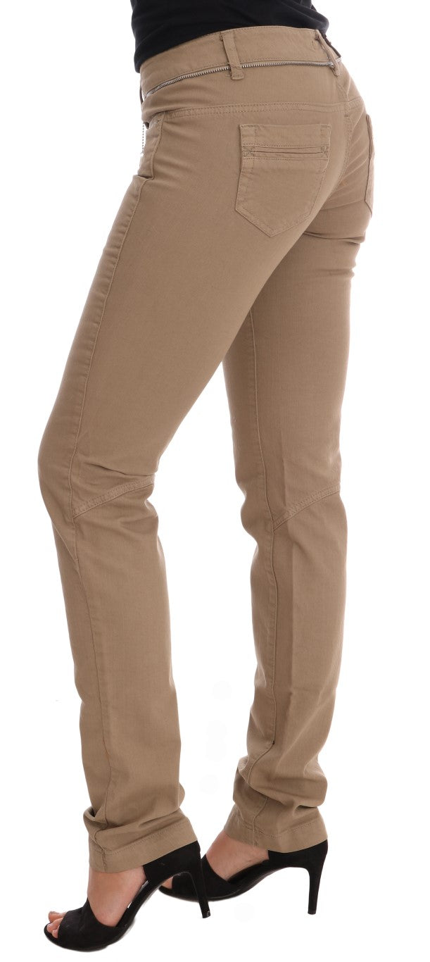 Costume National Beige Super Slim Fit Denim Delight Costume National