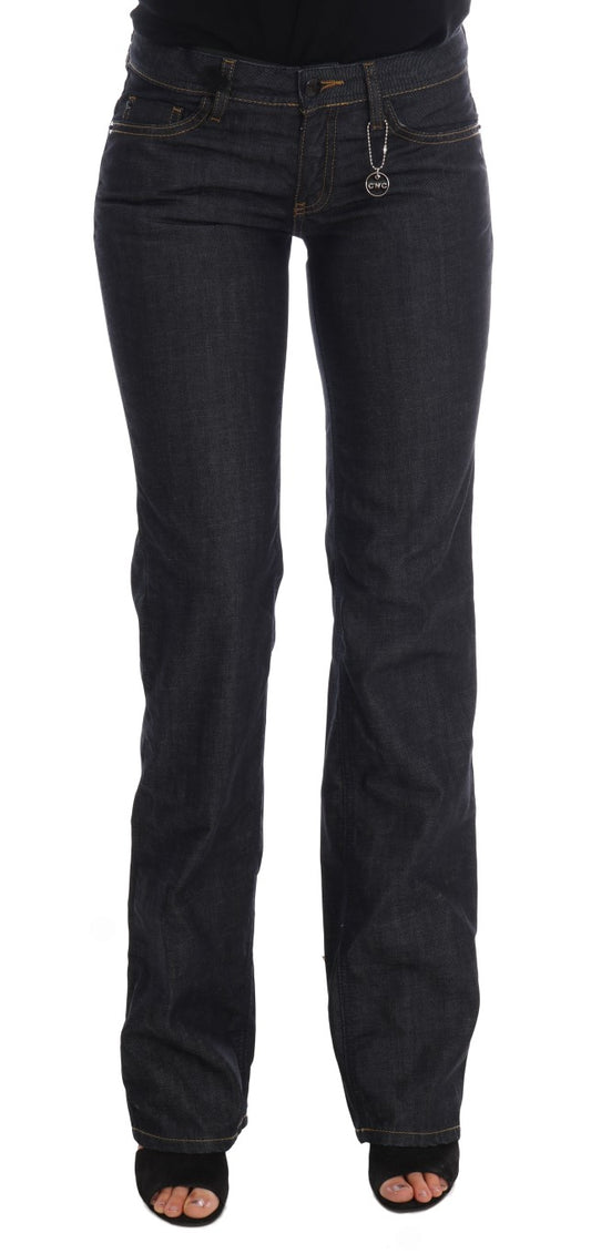 Costume National Chic Dark Blue Straight Fit Jeans Costume National