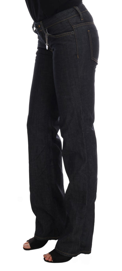 Costume National Chic Dark Blue Straight Fit Jeans Costume National