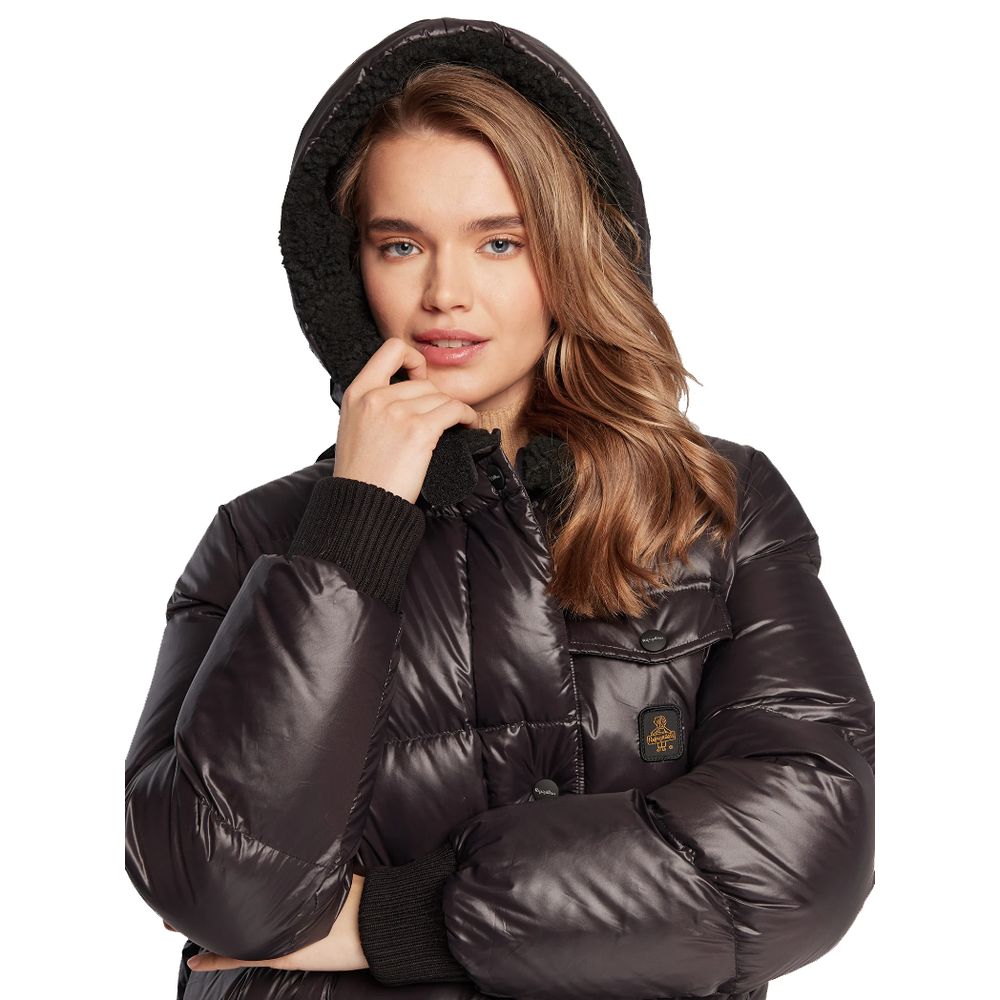 Refrigiwear Black Nylon Jackets & Coat