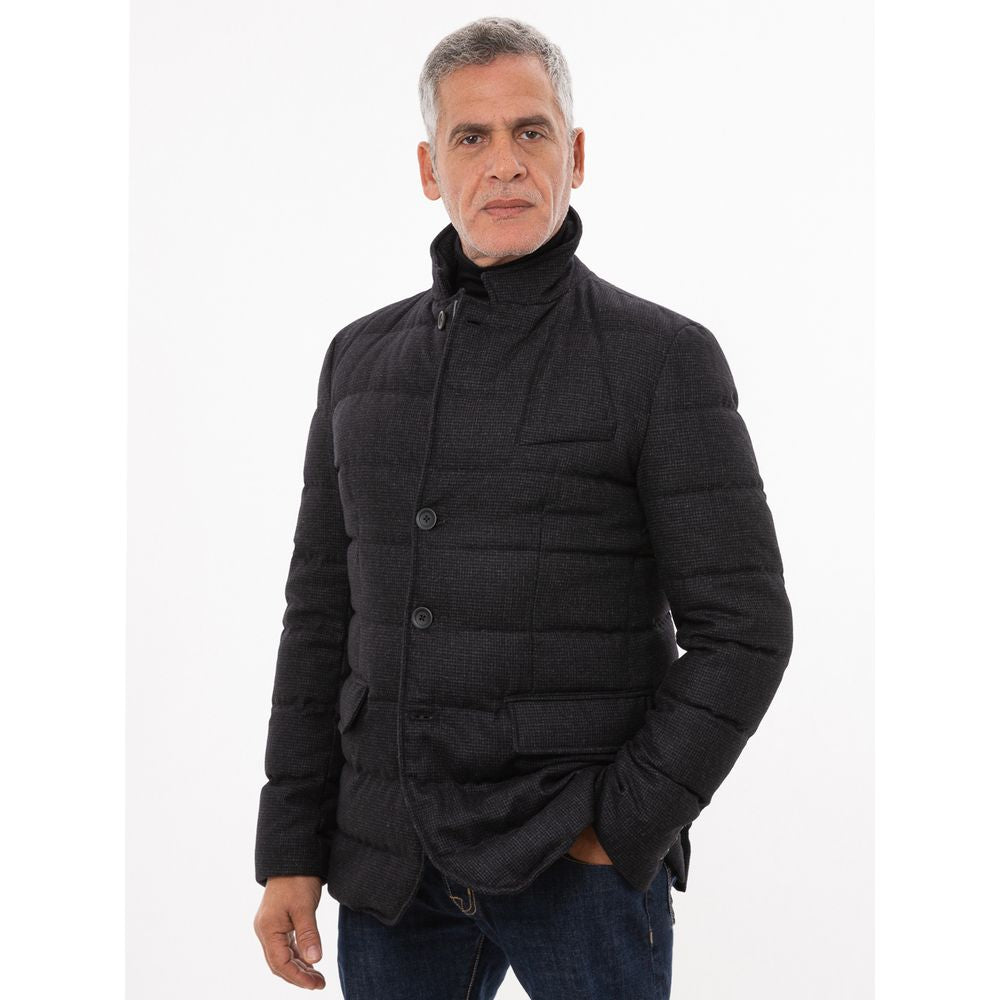 Herno Black Wool Jacket