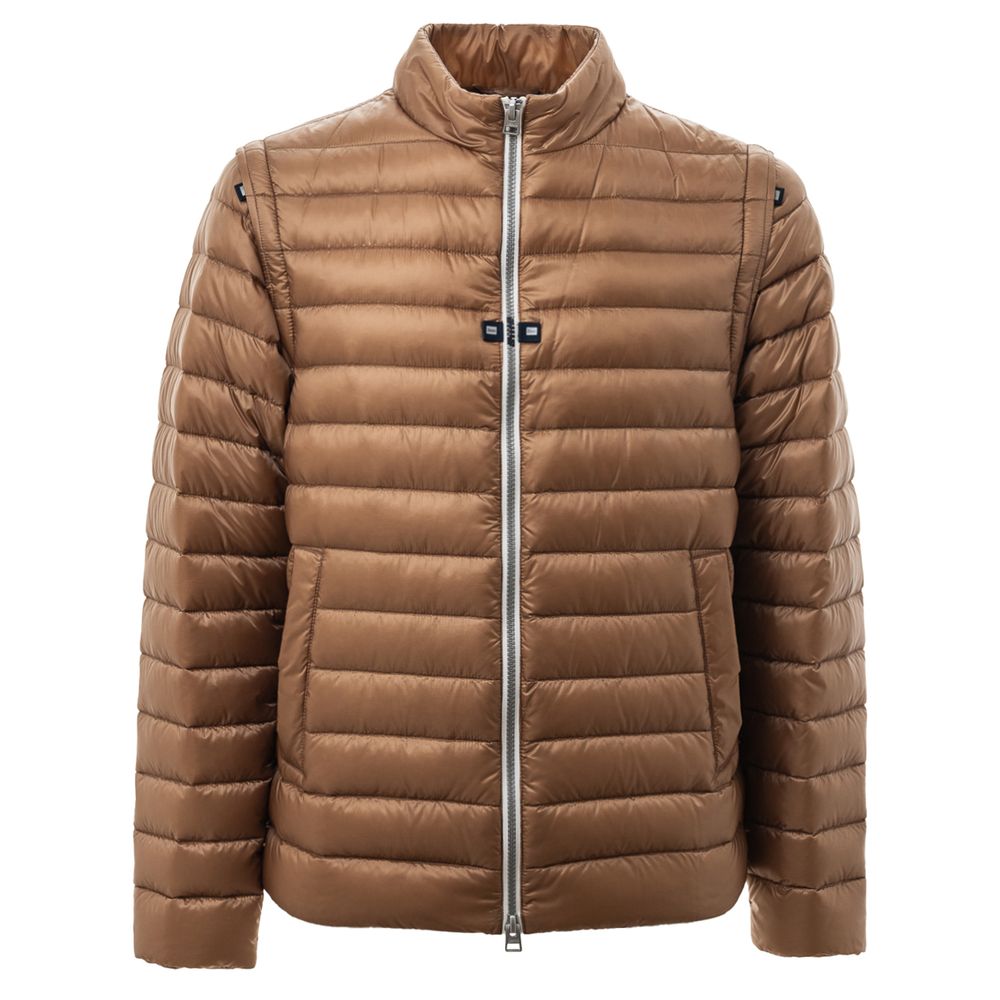 Herno Brown Polyamide Jacket