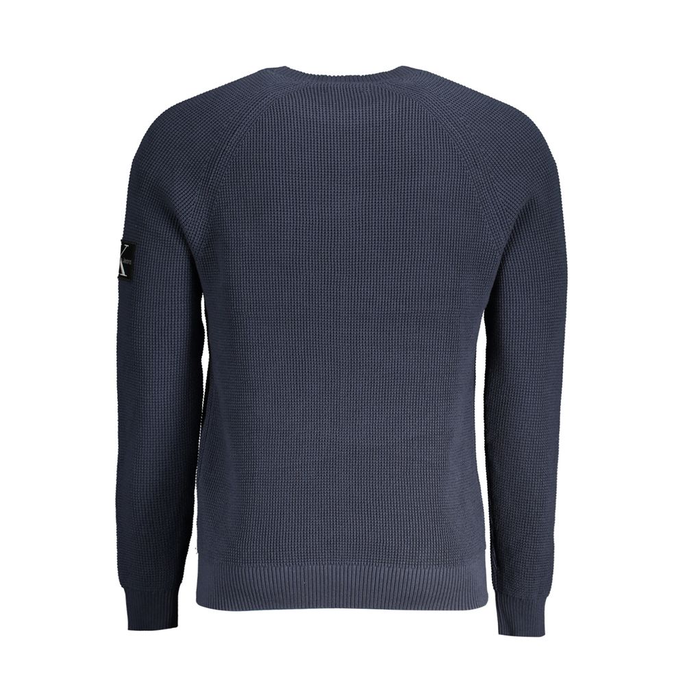 Calvin Klein Blue Cotton Sweater