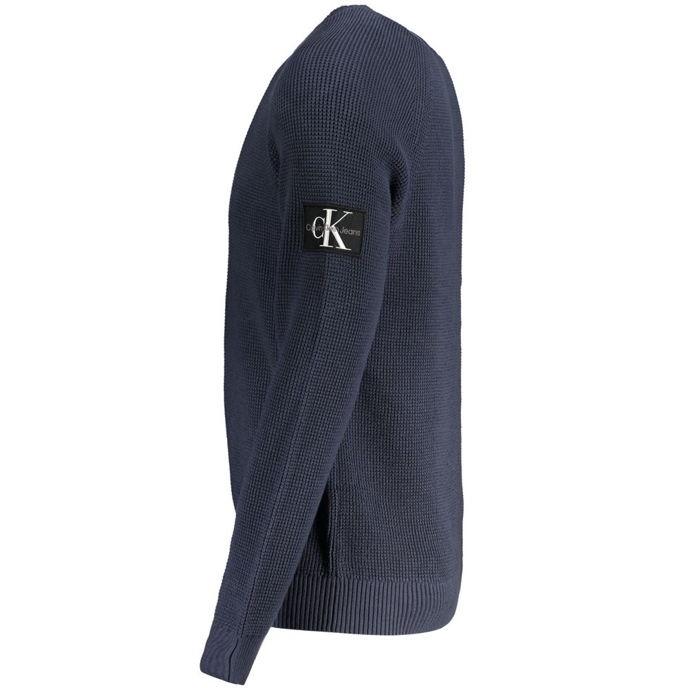 Calvin Klein Blue Cotton Sweater