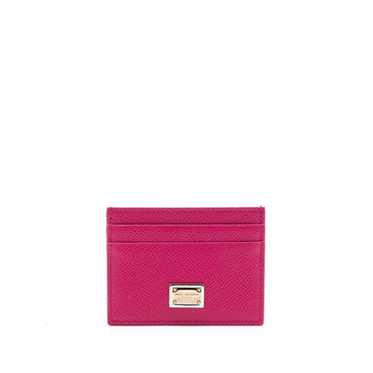 Dolce & Gabbana Fuchsia Leather Wallet