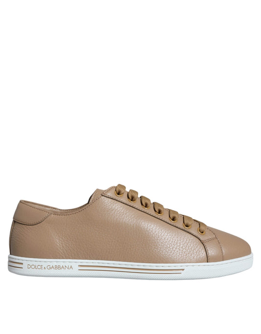 Dolce & Gabbana Brown Low Top Men Saint Tropez Sneakers Shoes