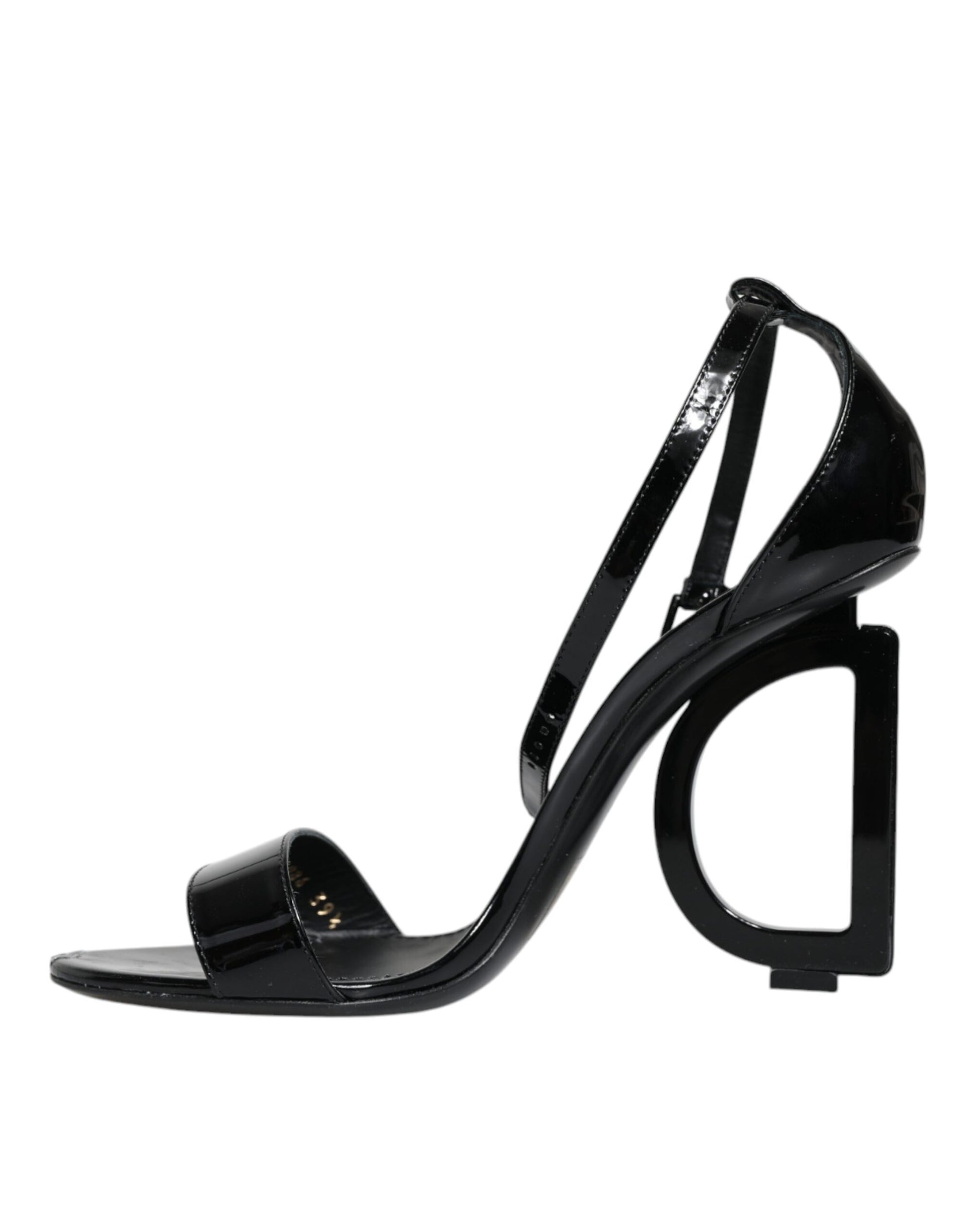 Dolce & Gabbana Black KEIRA Heels Ankle Strap Sandals Shoes