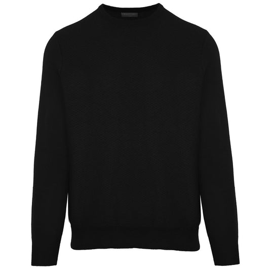 Malo Black Wool Sweater