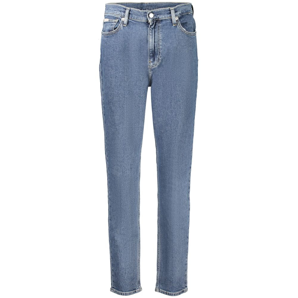 Calvin Klein Blue Cotton Jeans & Pant